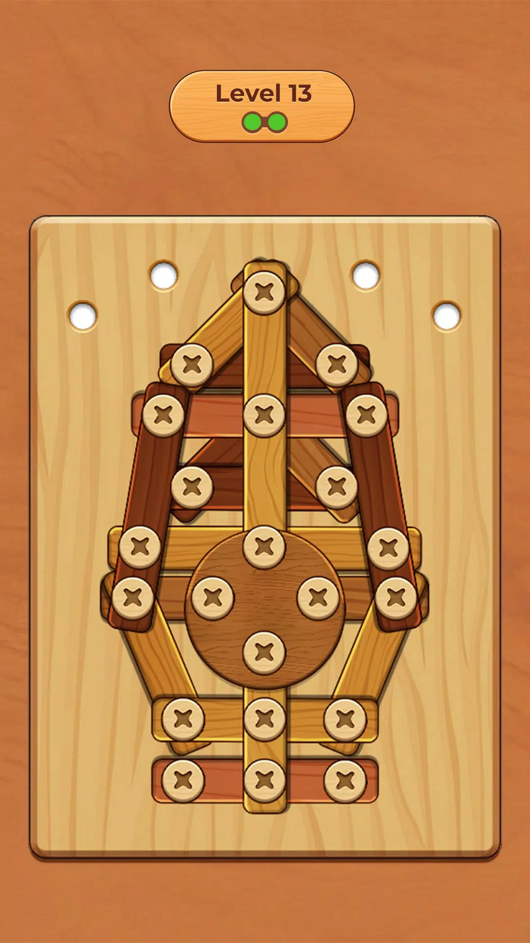 Wood Screw Puzzle captura de pantalla 
