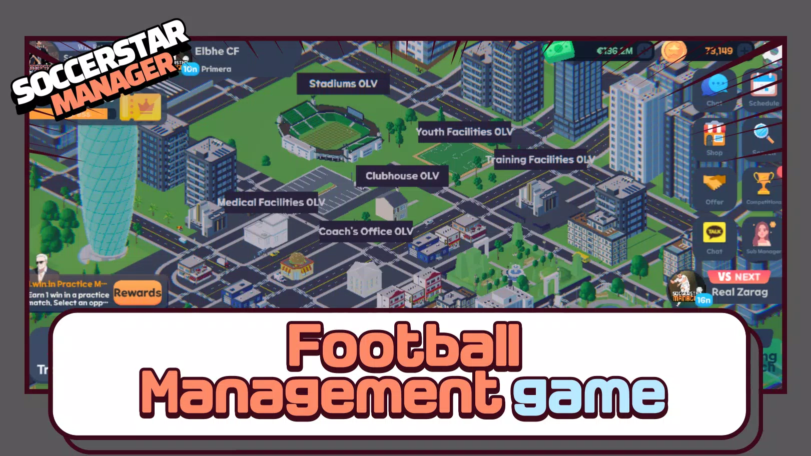 SSM LITE-Football Manager Game экрана 2