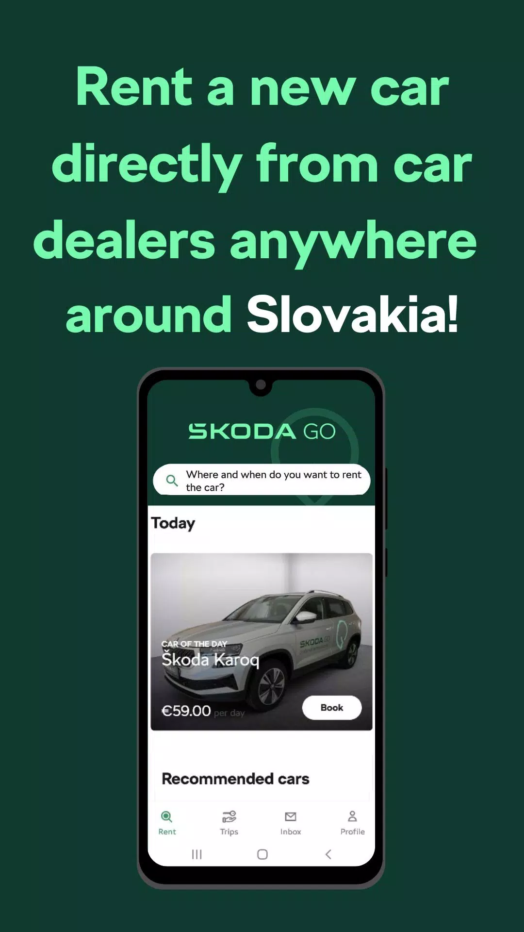 Škoda GO screenshot 2