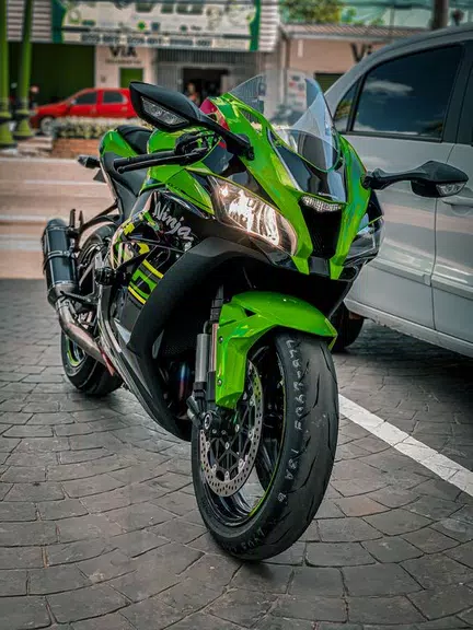 Kawasaki Ninja ZX10r Wallpaper স্ক্রিনশট 1