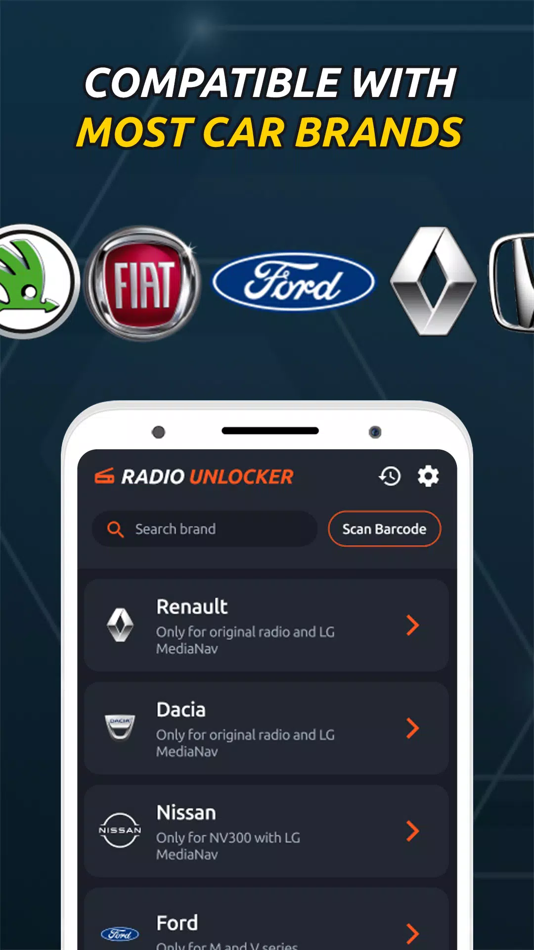 Radio Code Generator Unlocker স্ক্রিনশট 3