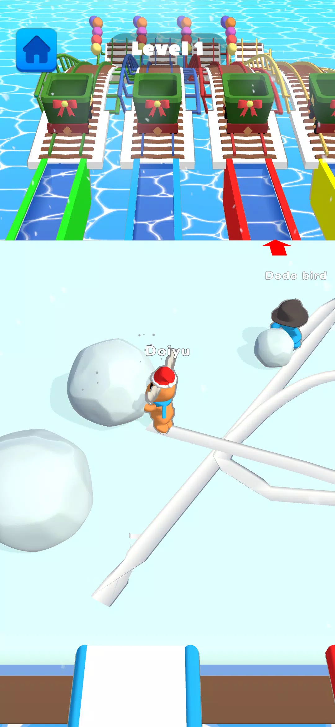 Ice Runner Battle: Snow Race captura de pantalla 