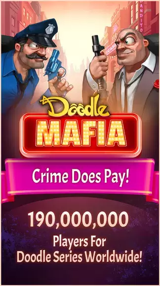 Doodle Mafia Blitz ảnh chụp màn hình 1