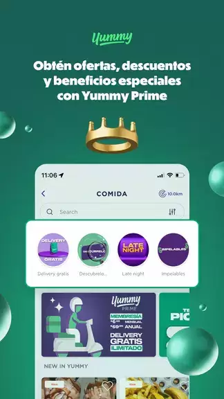 Yummy Delivery captura de pantalla 