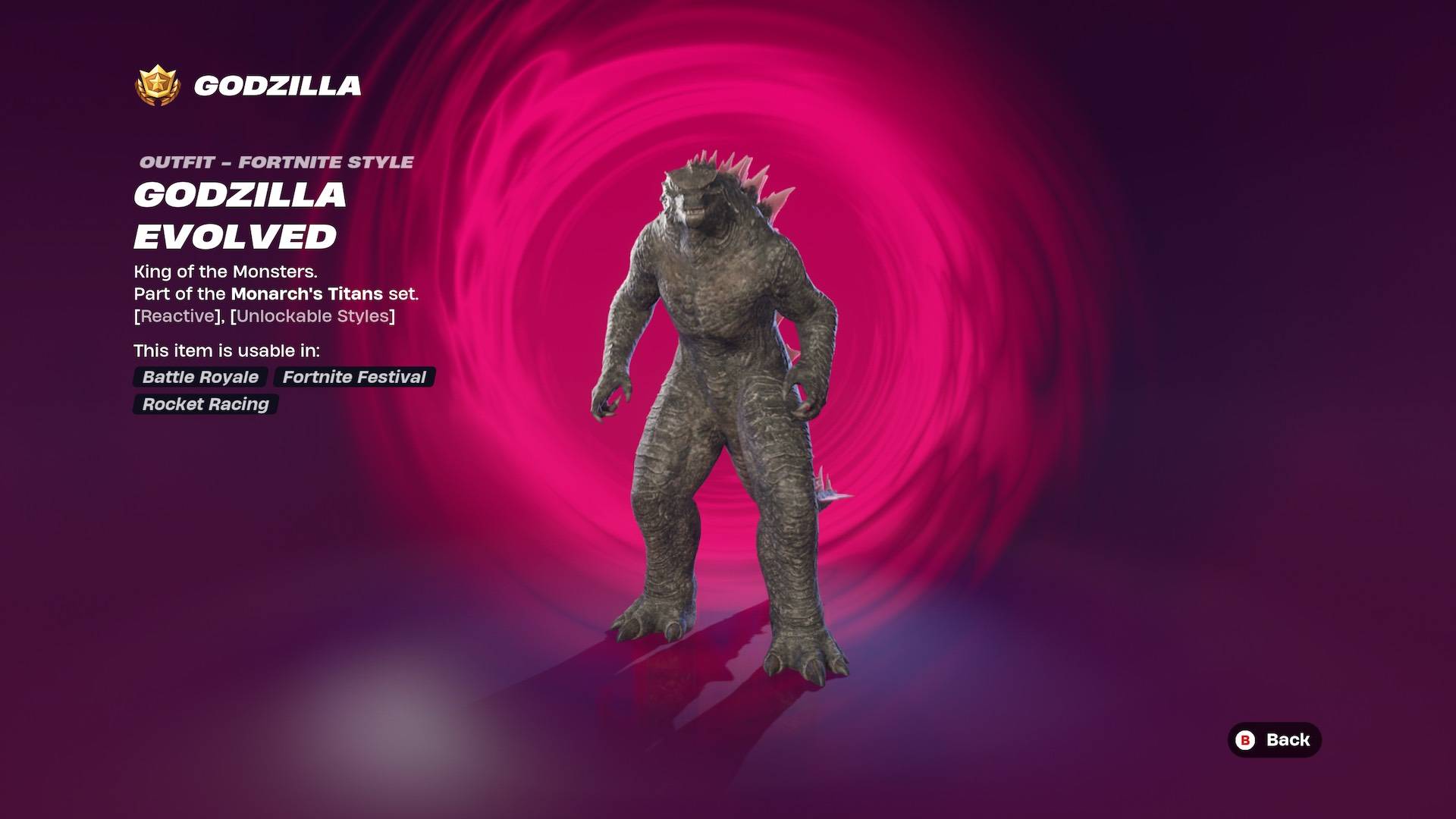 ปลดล็อก Godzilla Skin ใน Fortnite: รายการ Quest Complete