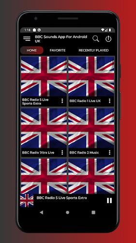 BBC Sounds App For Android UK экрана 1