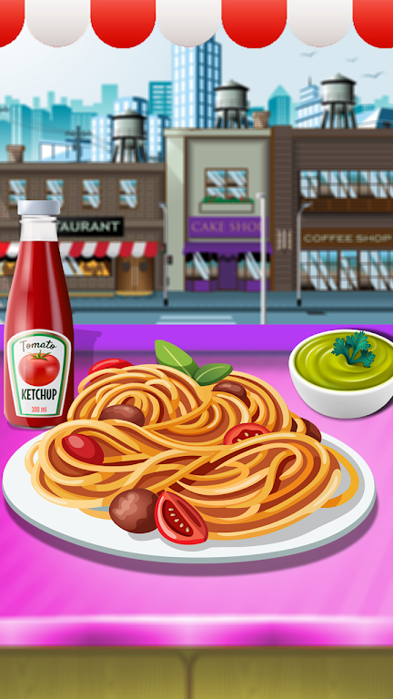 Screenshot Chinese food games Girls Games 3