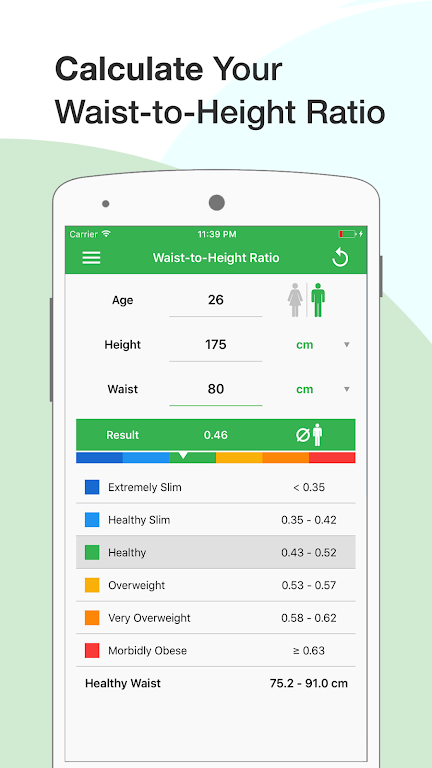 BMI Calculator: Weight Tracker Captura de tela 3