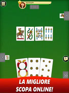 Scopa Online - Gioco di Carte স্ক্রিনশট 4