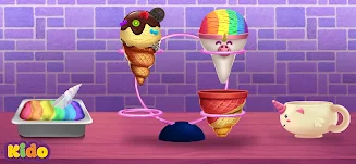 Ice Cream Making Game For Kids экрана 4