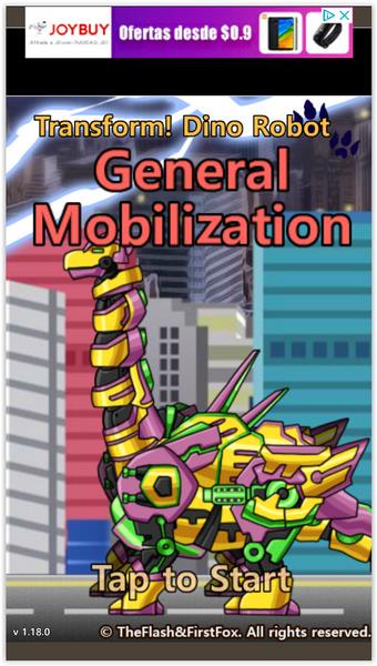 Transform! Dino Robot - General Mobilization screenshot 1