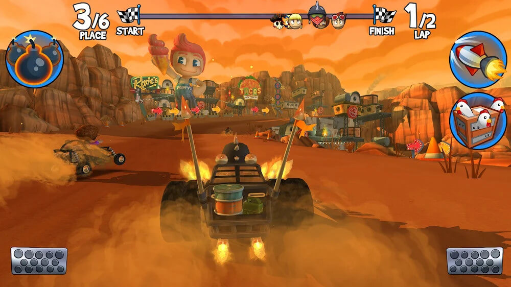 Beach Buggy Racing 2 Mod ekran görüntüsü 1