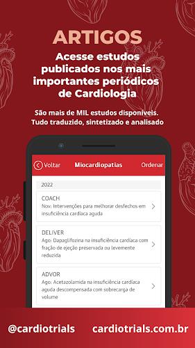 CardioTrials - Cardiologia captura de pantalla 