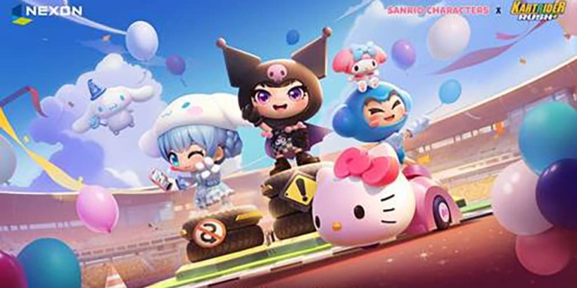 Hello Kitty和Pals競爭KartRider Rush！