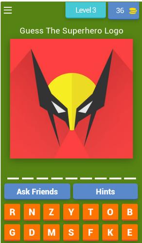 Superhero Logo Quiz zrzut ekranu 4