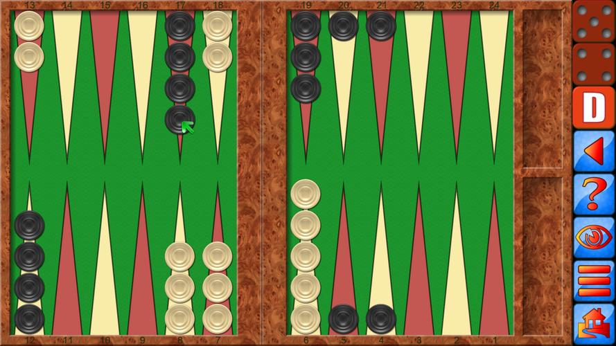 Backgammon V+ экрана 1