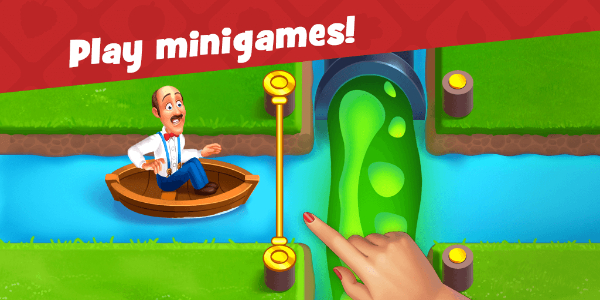 Gardenscapes captura de pantalla 