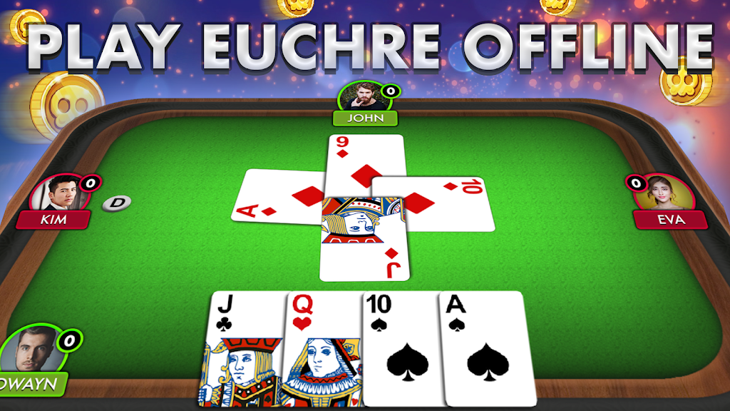 Euchre Plus स्क्रीनशॉट 3