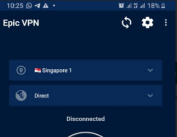 Screenshot Epic VPN - Free SSH/HTTP/SSL VPN 1