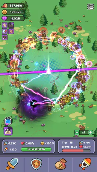 Wild Survival - Idle Defense ဖန်သားပြင်ဓာတ်ပုံ 2