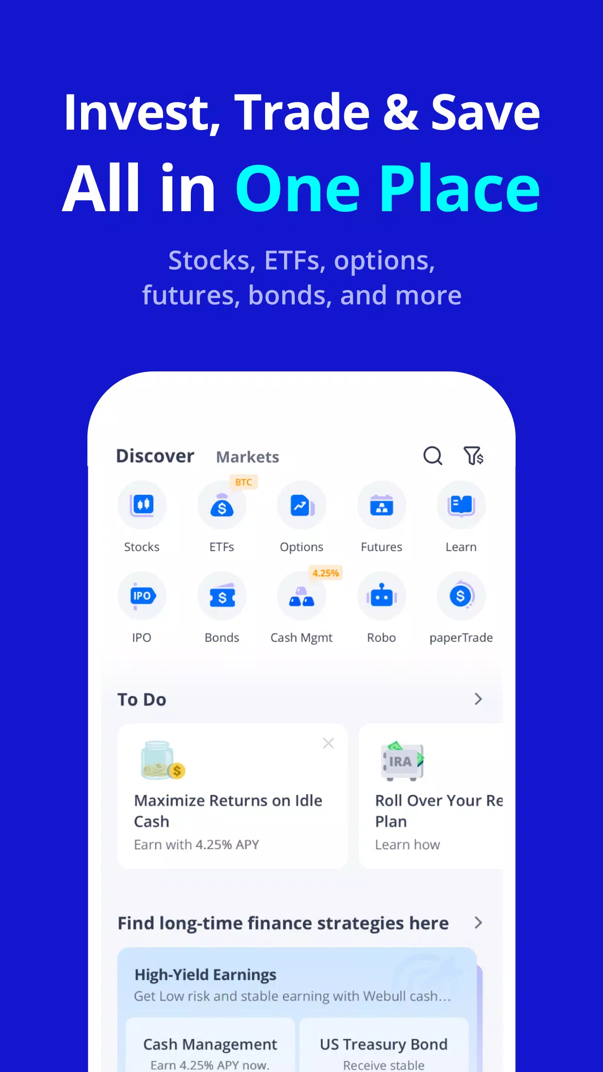 Webull: Investing & Trading Screenshot 2