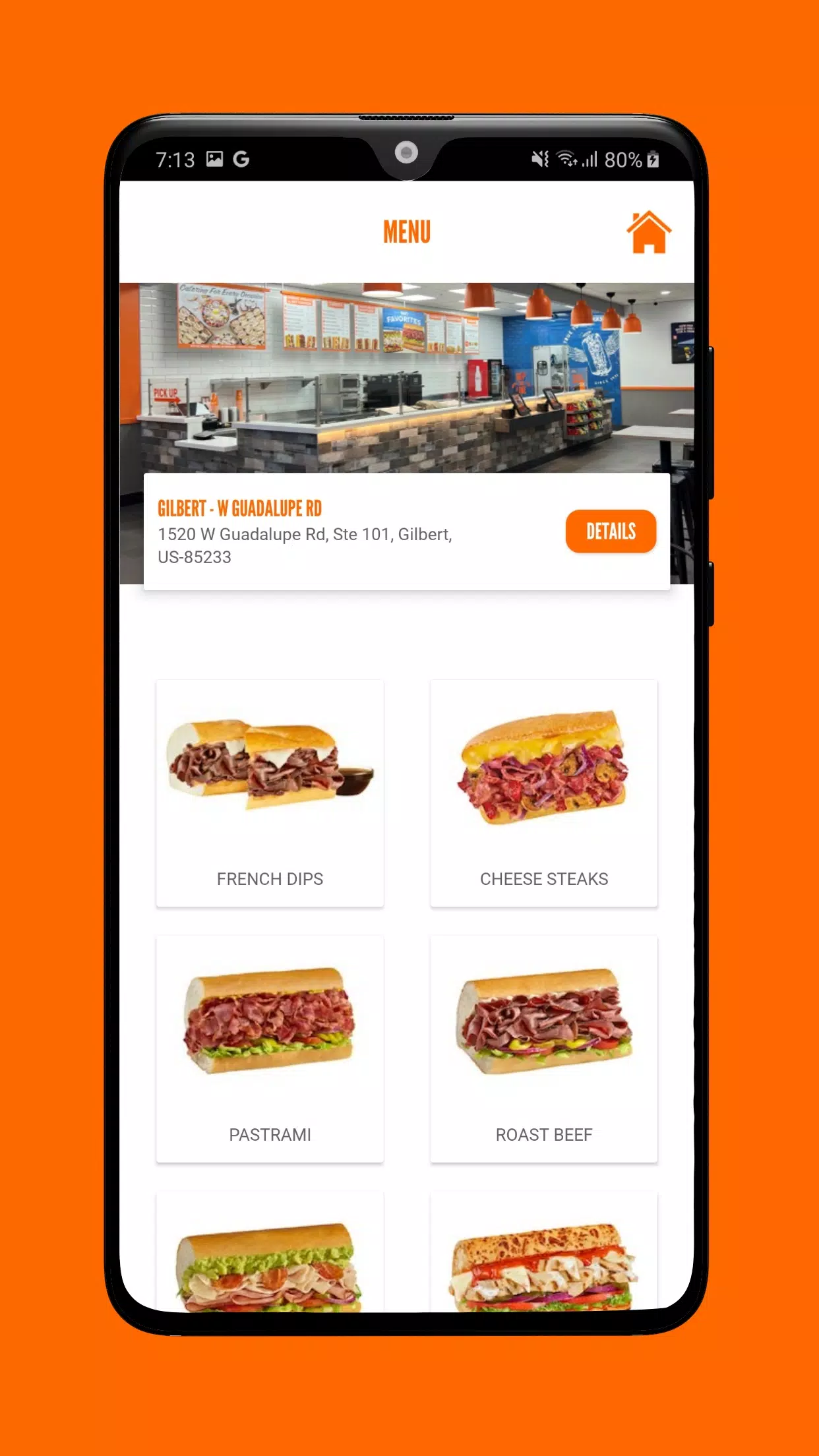 TOGO's Sandwiches Screenshot 4