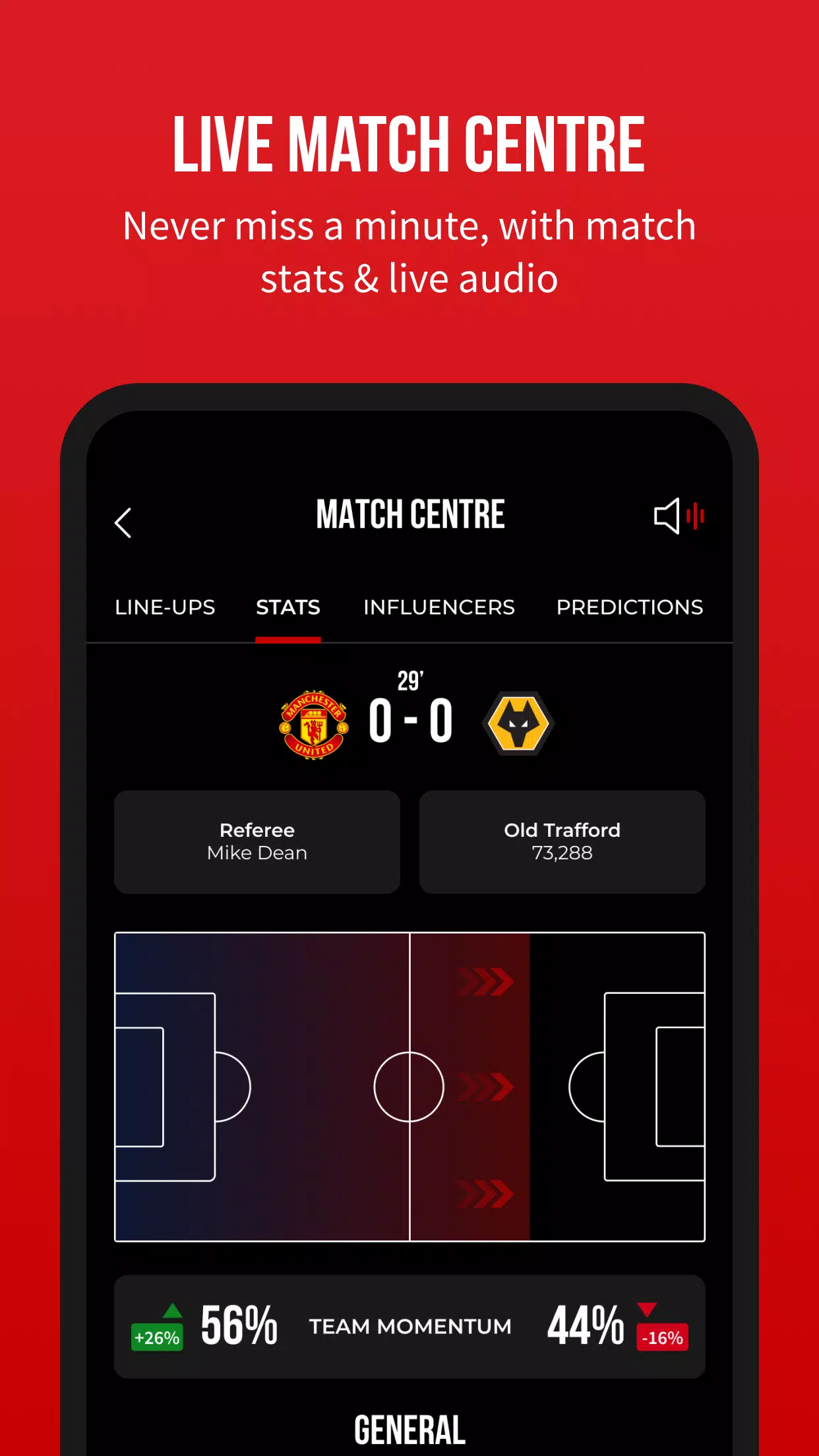 Manchester United Official App zrzut ekranu 1