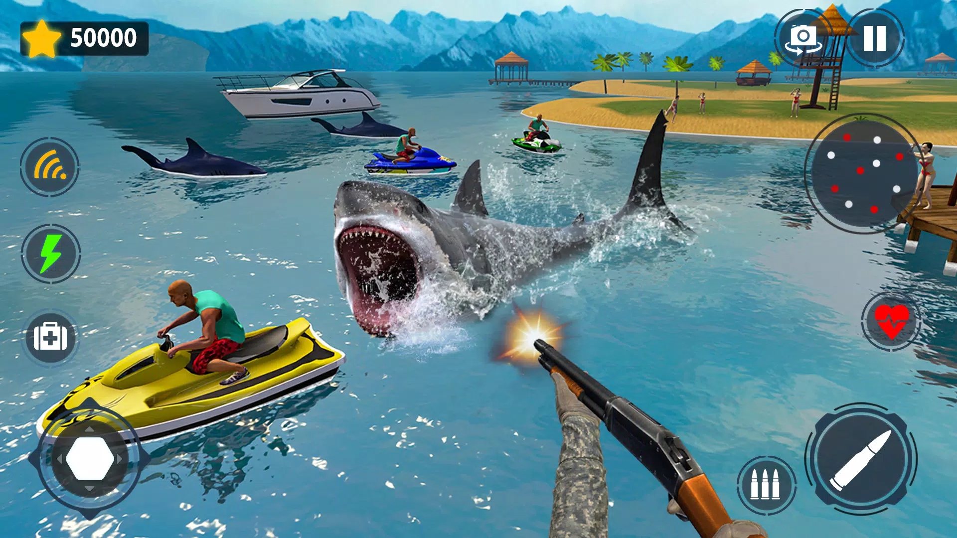 Shark Games & Fish Hunting স্ক্রিনশট 3