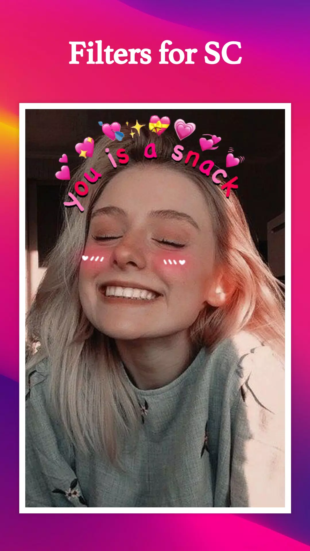 Filters for SC & Stickers Screenshot 2