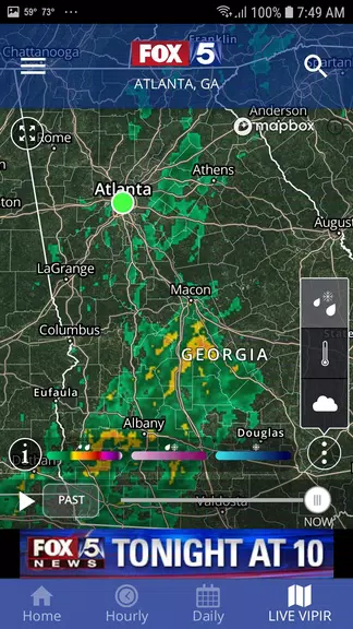 FOX 5 Storm Team Weather Radar captura de pantalla 