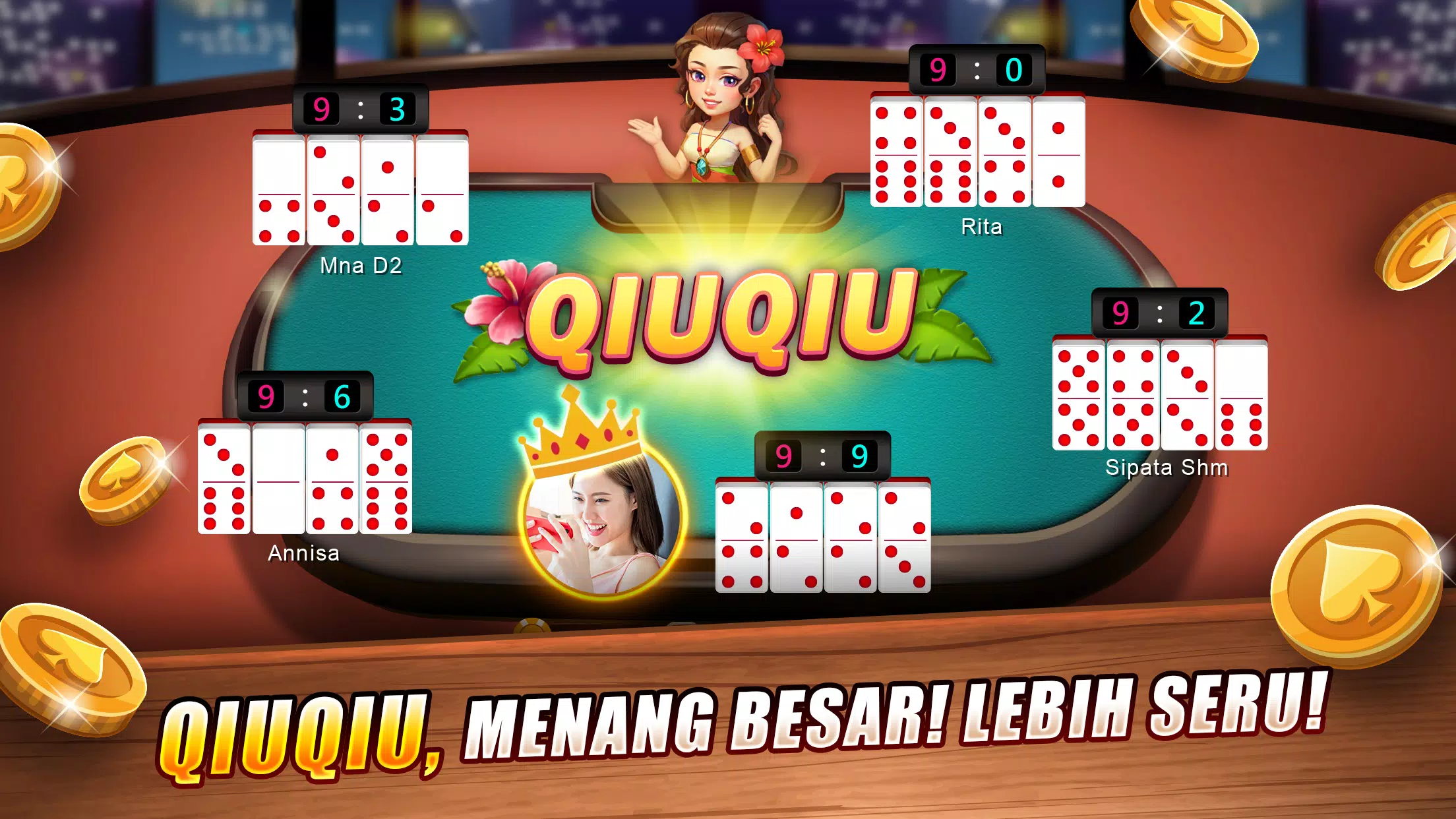 LUXY Domino Gaple QiuQiu Poker ekran görüntüsü 2