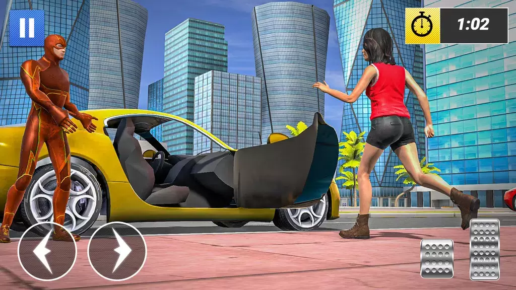 Superhero Car Games Taxi Games zrzut ekranu 4