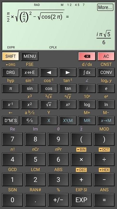 HiPER Calc Pro screenshot 2