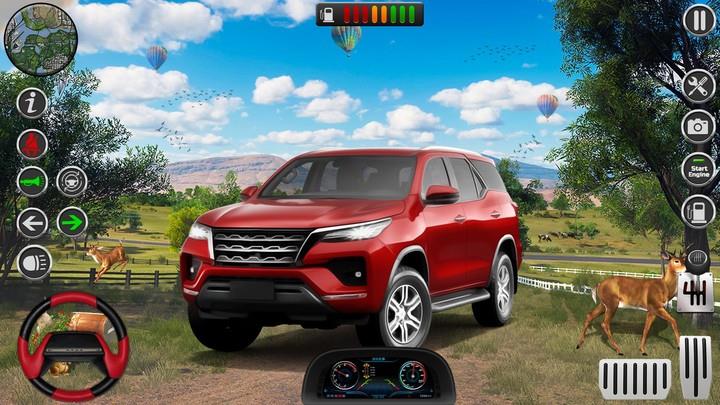 Offroad Fortuner car Driving captura de pantalla 