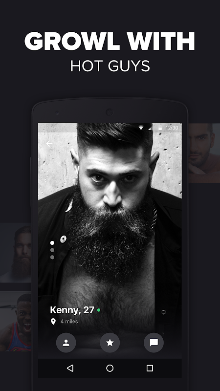 Grizzly - Gay Dating and Chat captura de pantalla 