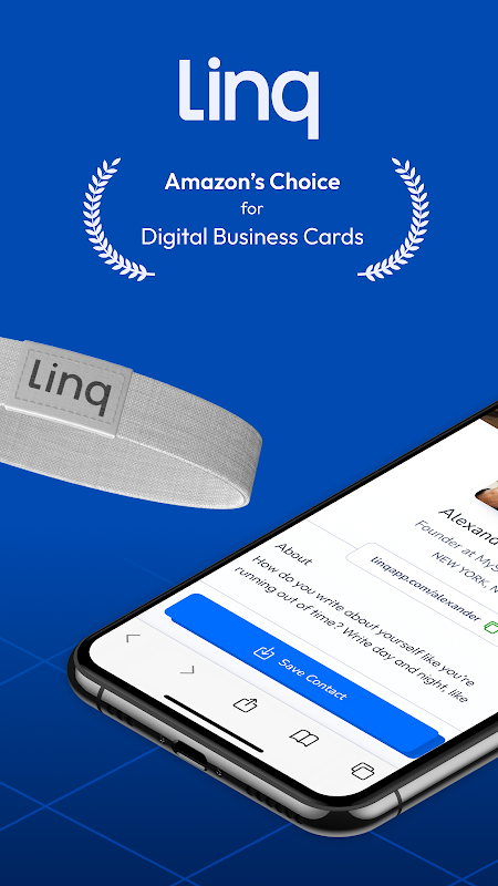 Linq - Digital Business Card ဖန်သားပြင်ဓာတ်ပုံ 2