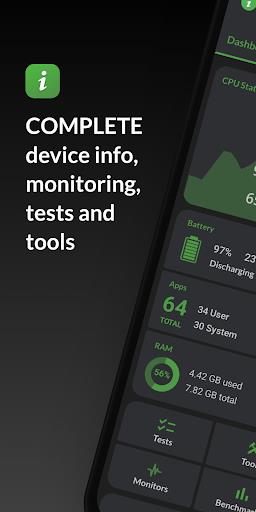 DevCheck Device & System Info ảnh chụp màn hình 1