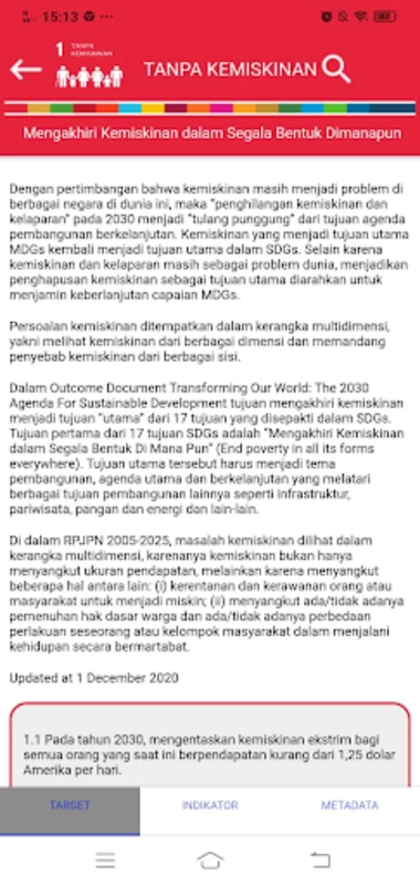 SDG Metadata Indonesia স্ক্রিনশট 3