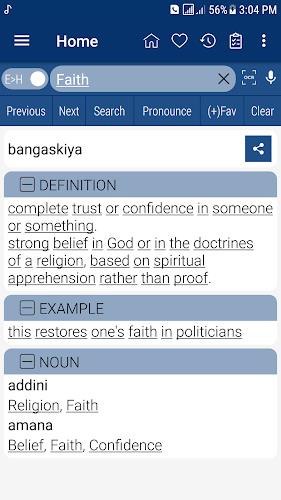 Screenshot English Hausa Dictionary 1