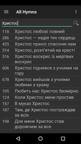 Пiснi Спасенних Screenshot 2