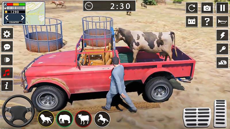 Animal transport truck games ဖန်သားပြင်ဓာတ်ပုံ 2