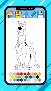 Scooby coloring doo cartoon ga应用截图第1张