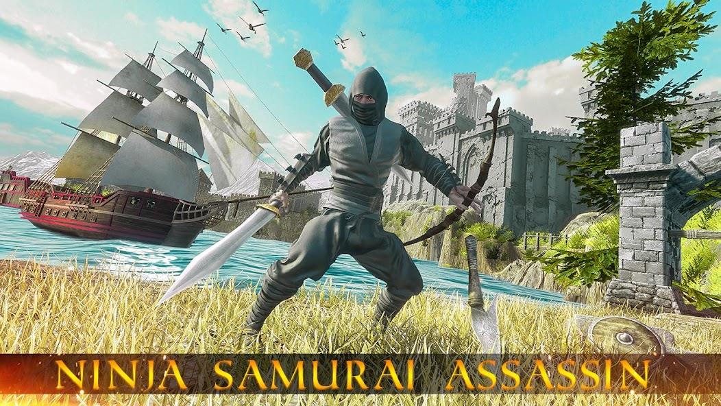 Ninja Samurai Assassin Hunter Mod ekran görüntüsü 3