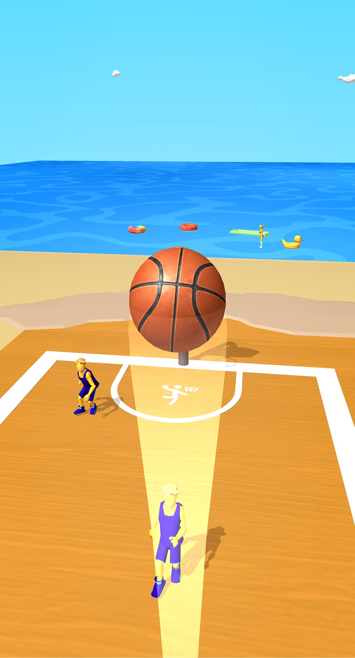 Dribble Hoops экрана 4