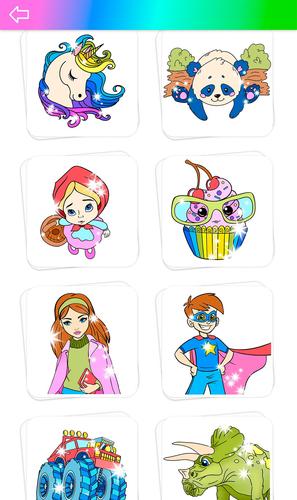 Screenshot Crianças Jogo Colorir Glitter 3
