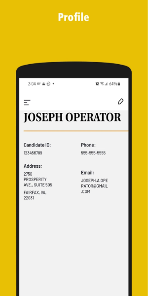 Screenshot myCCO portal 1