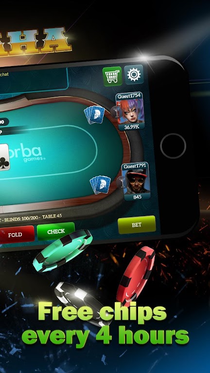 Live Poker Tables–Texas holdem and Omaha zrzut ekranu 4