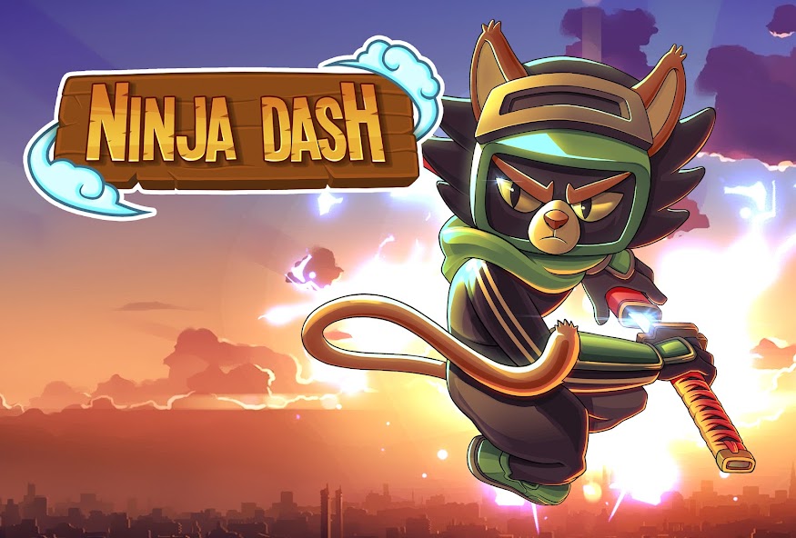 Ninja Dash Run - Offline Game Mod screenshot 1