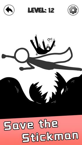 Save Stickman: Brain Draw Line Screenshot 1