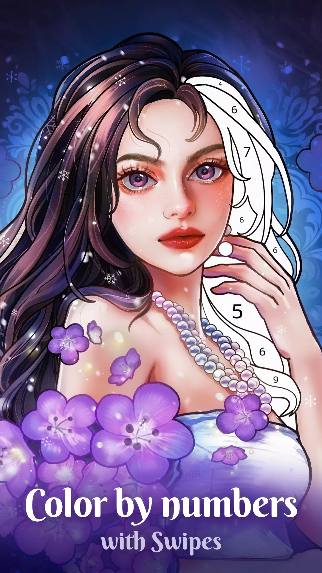 Colorswipes® - Color by Number ảnh chụp màn hình 1